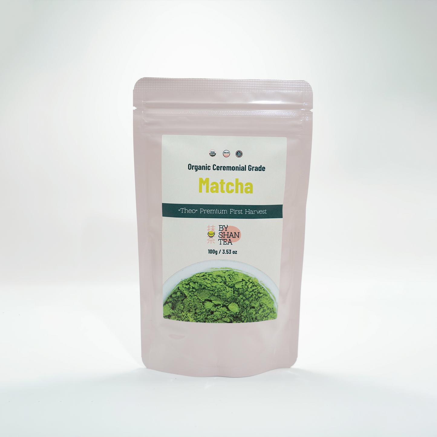 Organic Ceremonial Grade Theo Matcha - Premium - 100g Bag