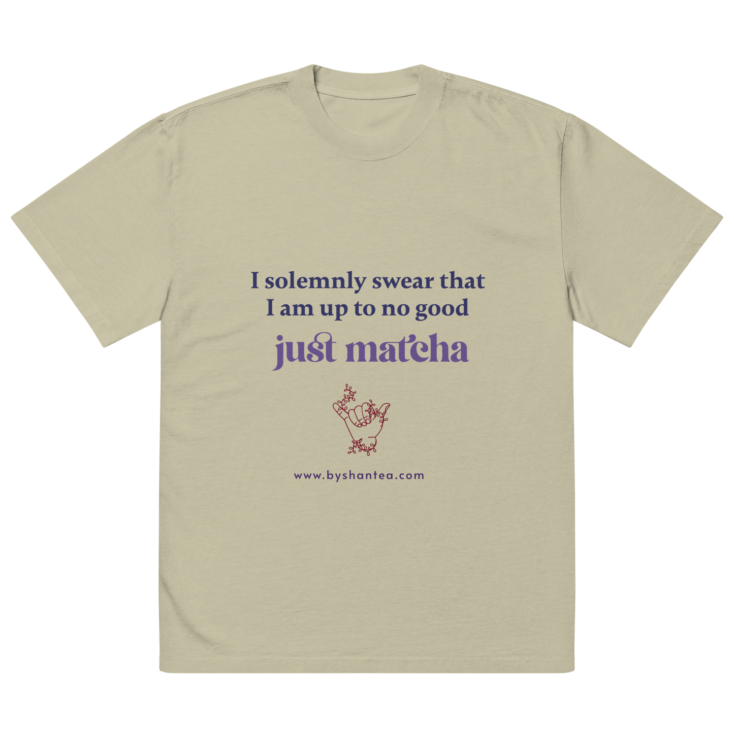 Oversized Matcha T-shirt